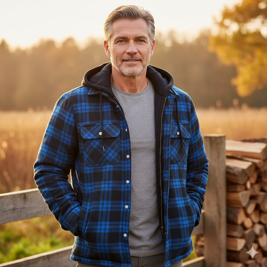 Arend – Chaqueta cálida para hombre de mezcla premium